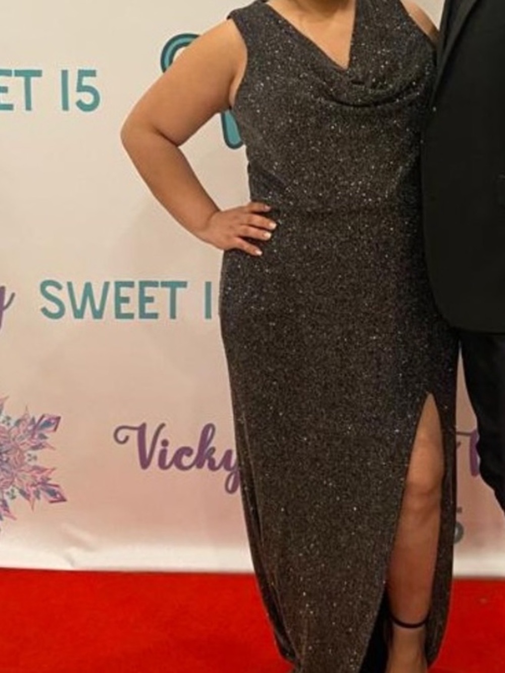 Black sparkly dress